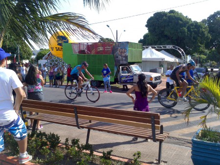 Triathlon Tapajós na orla da cidade foi um sucesso.